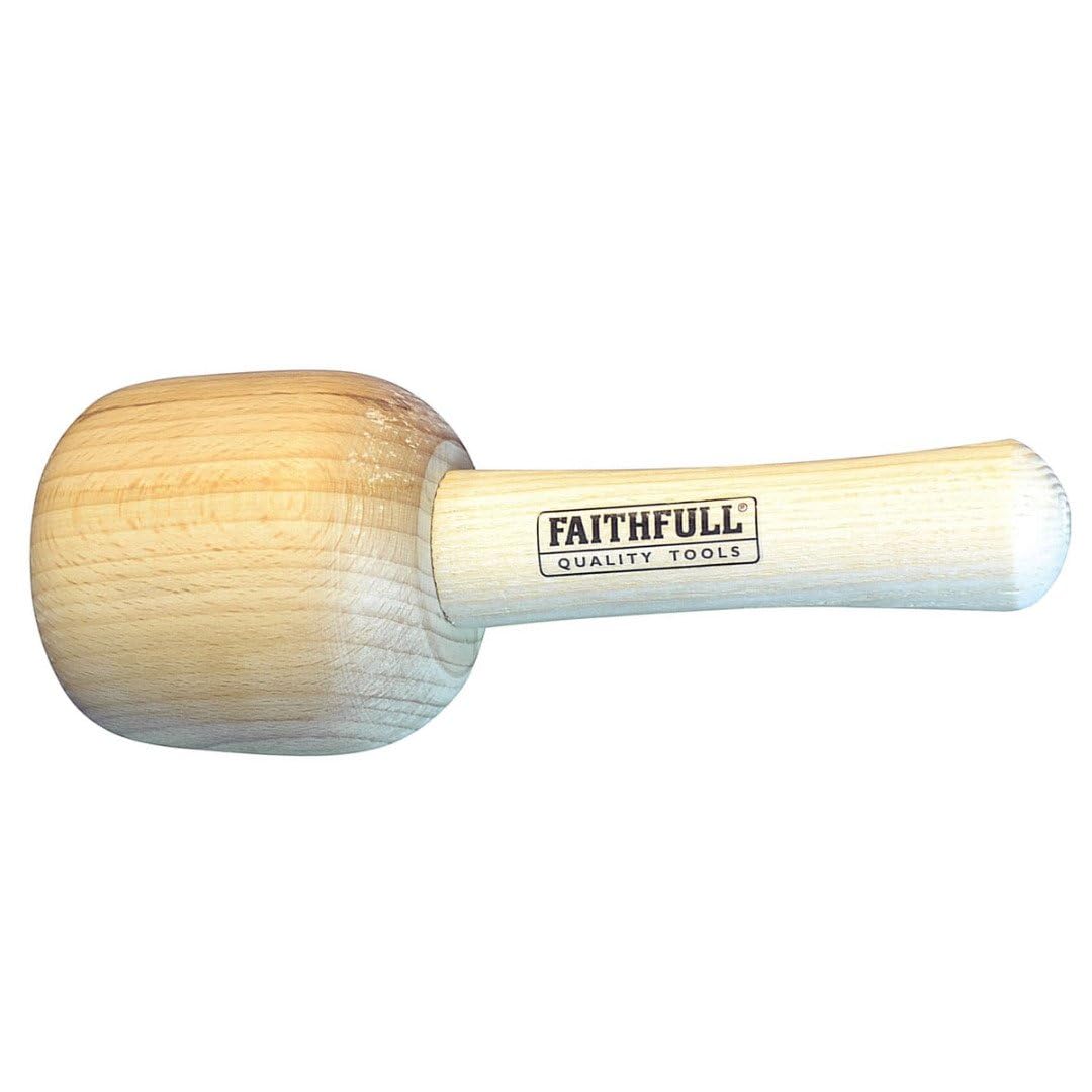 Faithfull faicm90hd 90 mm für schweres Carvers Mallet – Braun
