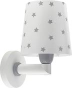 Dalber kinder Wandlampe, Kinderlampe Wandleuchte kinderzimmer Star Light Sterne Weiß 82219B, E27