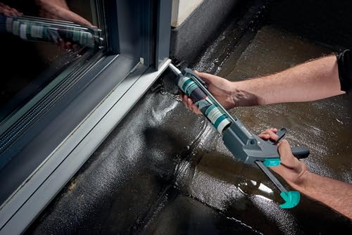 wolfcraft MG 600 PRO mechanische Kartuschenpresse 4356000 I Kartuschenpistole in Profi-Ausführung mit besonders hohem Anpressdruck I Für 310 ml Kartuschen geeignet