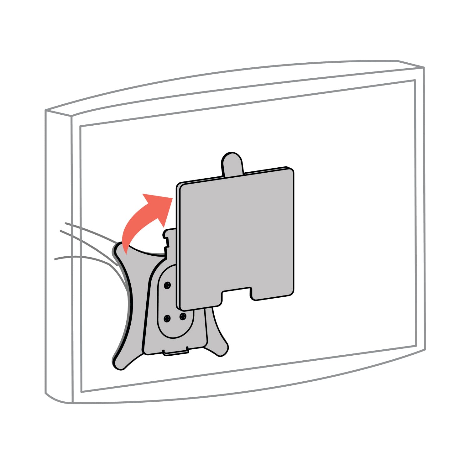 Ergotron 60-589-060/Monitor Quick Release Bracket.