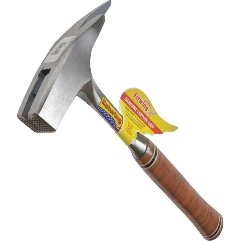 ESTWING Latthammer mit Ledergriff, mit Magnet, 24mm 600g, geraute Bahn
