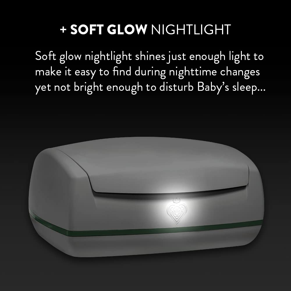 Prince Lionheart Warmies Wipes Warmer,Nur wiederverwendbare Babytücher Warmes Nachtlicht,Wärmt Babytücher, Windelkomfortwechsel,Hält 16 wiederverwendbare Kleidung, Niederspannung | 16 Stück (1er Pack)