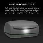 Prince Lionheart Warmies Wipes Warmer,Nur wiederverwendbare Babytücher Warmes Nachtlicht,Wärmt Babytücher, Windelkomfortwechsel,Hält 16 wiederverwendbare Kleidung, Niederspannung | 16 Stück (1er Pack)