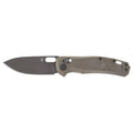 Gerber Taschenklappmesser mit Taschenclip, Scout, Mit Micarta-Griff und Glasbrecher, Klingenlänge: 8,2 cm, Grün, Rostfreier 440A Stahl, 1064583