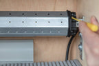 Schellenberg 20610 Rolladenmotor MAXI Standard 10 Nm, mechanische Endlageneinstellung, Rohrmotor für 60 mm Welle, bis 4,2 m² Rollladenfläche, Set inkl. Wandlager