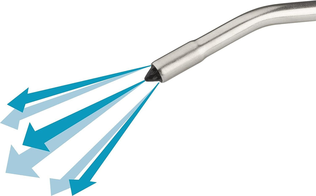 HAZET Ausblaspistole 9040P-3 I 100 mm lange, gebogene Düse, 6 bar Betriebsdruck, ergonomischer Griff I schnelles Entfernen von Spänen oder anderen Fremdkörpern I geräuscharm