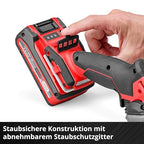 Einhell Professional Akku-Trennschleifer TP-CO 18/76-C Li BL-Solo (18 V, Brushless, 76 mm Scheiben-Ø, 16 mm Schnitttiefe, Tiefeneinstellung, Inkl. 4x Trennscheibe, ohne Akku)