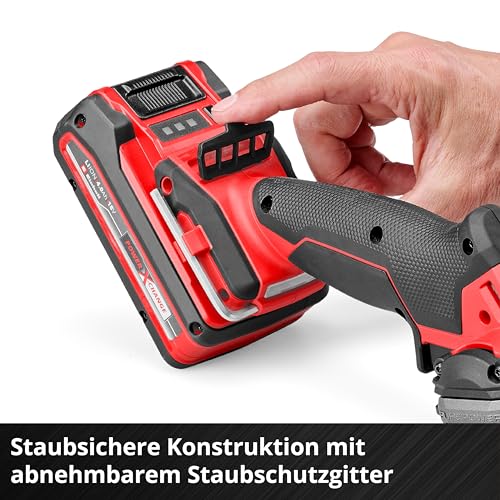 Einhell Professional Akku-Trennschleifer TP-CO 18/76-C Li BL-Solo (18 V, Brushless, 76 mm Scheiben-Ø, 16 mm Schnitttiefe, Tiefeneinstellung, Inkl. 4x Trennscheibe, ohne Akku)