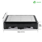 VOUNOT Trittstufe Indoor & Outdoor, rutschfeste und tragbare Fußbank für ältere Menschen, One Step Hocker für Bad, Küche & Türschwellen, Hocker und Aufstiegshilfe