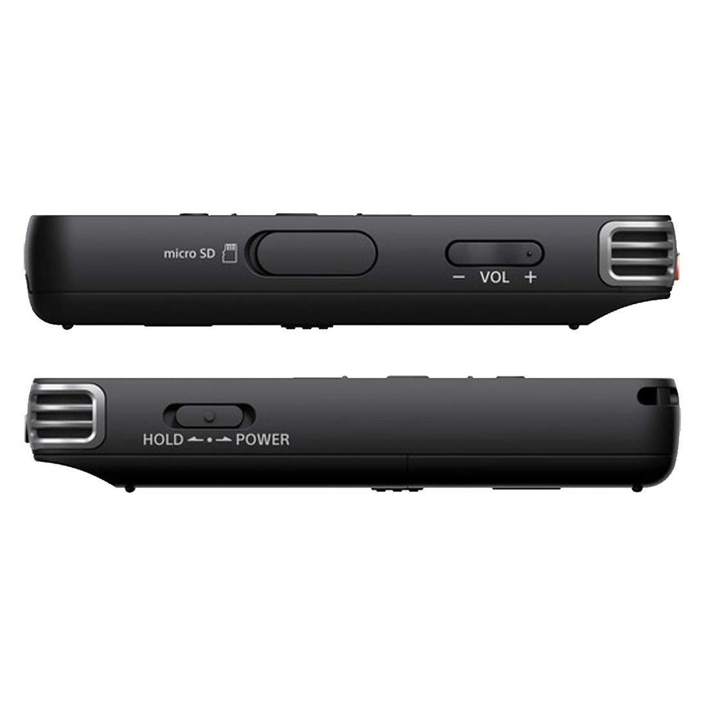 Sony ICD-PX470 Diktiergerät (USB, SD Kartensteckplatz, PCM, MP3, 55h Akku, 4GB, Stereo) schwarz