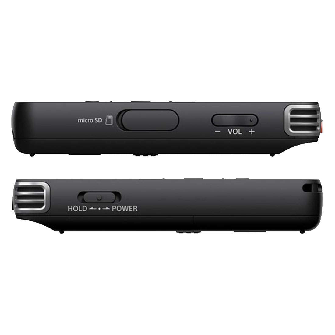 Sony ICD-PX470 Diktiergerät (USB, SD Kartensteckplatz, PCM, MP3, 55h Akku, 4GB, Stereo) schwarz