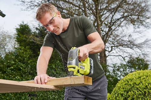 RYOBI 18 V ONE+ Brushless Akku-Stichsäge RJS18BL-0, 25 mm Hublänge, Pendelhub, ohne Akku und Ladegerät
