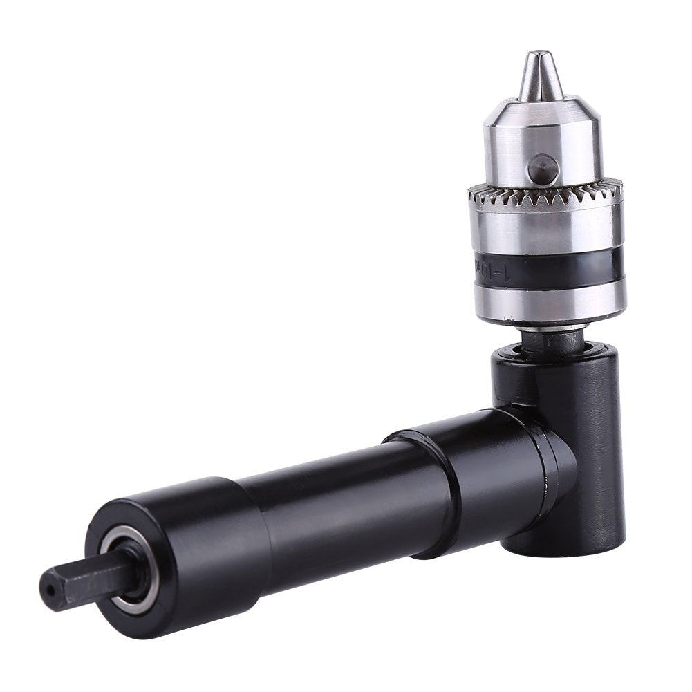 Bohrmaschine Adapter aus Aluminium rechtwinklig 90 Grad für schnurlose Selbstbohrer mit 8mm Sechskant Schaft