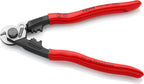 KNIPEX Drahtseilschere geschmiedet auf SB-Karte mit Kunststoff überzogen 190 mm, 95 61 190 SB