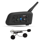 EJEAS V6PRO Motorrad Intercom Bluetooth Headsets 1200m bis zu 6 Reiters DSP-Rauschunterdrückung, Wasserdicht, Kommunikationssystem für Motorräder, 1 Stück
