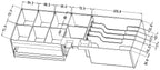Solide und Elegante Kassenschublade, Zwei-Positionen-Schloss, RJ12 Kabelstecker, Herausnehmbare Geldkassette, Aus dickem Kaltgewalztem Stahl, HDWR HD-KFT46