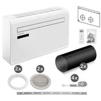 TROTEC PAC-W 2650 SH Wandklimaanlage ohne Außengerät mit Wärmepumpe – 4-in-1 Klimagerät zum Kühlen, Heizen, Entfeuchten & Lüften, 2,6 kW Kühlleistung, Inverter, WLAN, R290, bis 34 m²