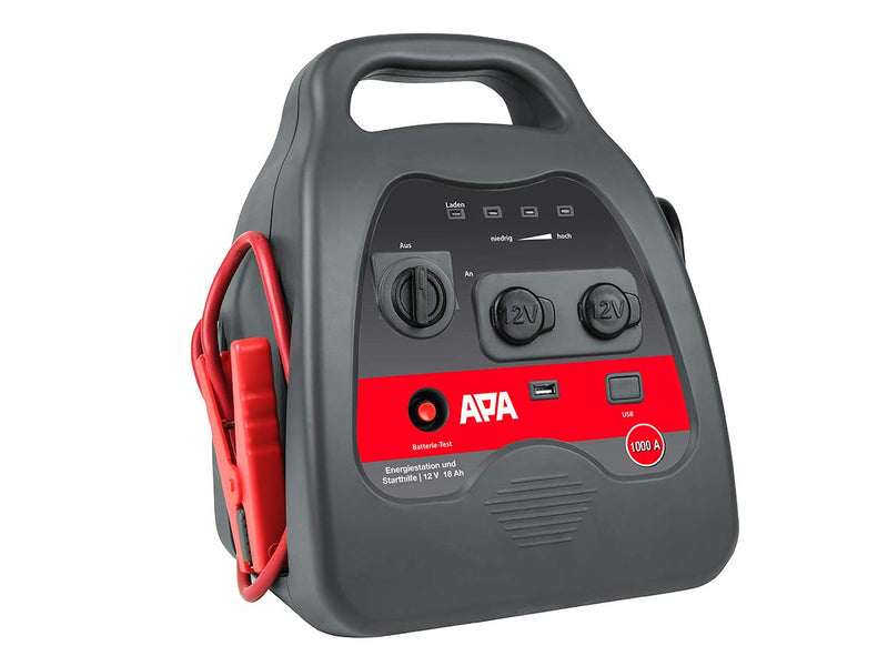 APA 16644 Starthilfe Power Pack Bully SMART, Polzangen isoliert, 12V/1000 A