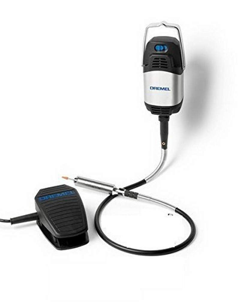 Dremel 9100 Fortiflex Heavy Duty Flexible Shaft - Spezial-Multi-Tool mit 300W Motor, flexiblem Schaft und Fußpedal