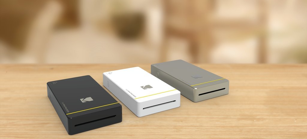 Kodak Mini-Mobil W-LAN & NFC 4.7 x 7,5 cm Fotodrucker mit fortgeschrittener Sublimations-Tintendrucktechnologie & Fotokonservierungsschicht (Schwarz) Kompatibel mit Android & iOS.