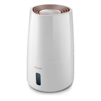 PHILIPS Luftbefeuchter 3000 Serie, für 45 m², NanoCloud, 99,97% weniger Bakterien, 300 ml/h, 3 Stufen, Schlafmodus, Ultraleise (33 dB), Feuchtigkeitssensor, Timer, 3L Tank, Weiß (HU3916/10)