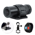VSYSTO 1080P Tragbare Helmkamera 150° Weitwinkelobjektiv für Motorradhelm 6-lagige Glaslinse Metall Wasserdicht WiFi Nachtsicht DVR Bewegungsrecorder Schleifenaufzeichnung