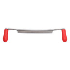STUBAI Wagner-Reifmesser 240 mm | Zugmesser inklusive Schneidenschutz | geschmiedet, gehärtet und geschliffen mit Hohlschliff, ergonomische Holzgriffe