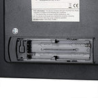 Amazon Basics Stahl-Safe, Sicherheit für Zuhause, mit biometrisch Fingerabdruckschloss, schützt Bargeld, Schmuck, Ausweisdokumente, 14 L Volumen, schwarz, 35 cm B x 24.9 cm T x 24.9 cm H