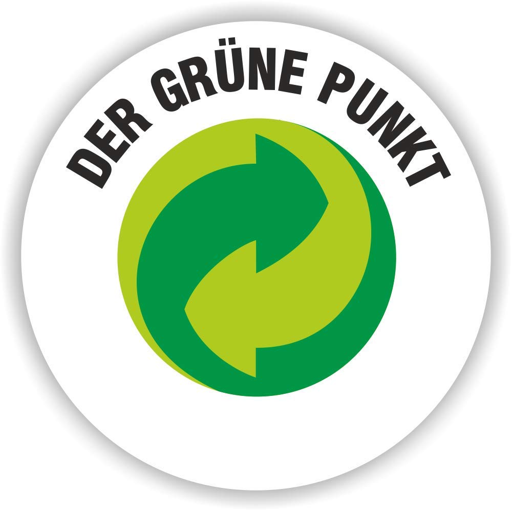 Donau Premium Ordner Breit 10er Pack/DIN A4 / 7,5 cm / 10 Stück/Weiße/Kunststoffbezug PP/Carton Papier Schlitzordner Büroordner Aktenordner Ringordner/Grünen Punkt