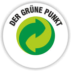 DONAU Premium Ordner Schmal 10er Pack/DIN A4 / 5 cm / 10 Stück/Weiße/Kunststoffbezug PP/Carton Papier Schlitzordner Büroordner Aktenordner Ringordner/Grünen Punkt