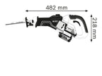 Bosch Professional 18V System Akku Säbelsäge GSA 18V-32 (Schnitttiefe in Holz 230mm, inkl. 1x Sägeblatt, Handwerkoffer, ohne Akku/ Ladegerät)