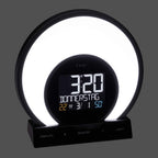 TFA Dostmann Digitaler Lichtwecker Soluna, 60.2026.01, mit Sonnenaufgang /Sonnenuntergangs Simulation, Wake Up Light, Meditationsmodus, Nachtlicht, Dimmbar, Weckfunktion mit Schlummerfunktion, schwarz