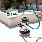 Cecotec Staubsauger für Feste Stoffe und Flüssigkeiten 30L Conga Rockstar Wet & Dry Steel Pro Tool. 1600W, erhöhte Haltbarkeit und Widerstandsfähigkeit, enthält Steckdose für Werkzeuge, Zubehörkit