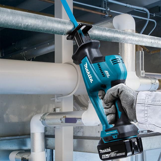 Makita DJR189Z Akku-Reciprosäge 18V (ohne Akku, ohne Ladegerät), Petrol-Schwarz