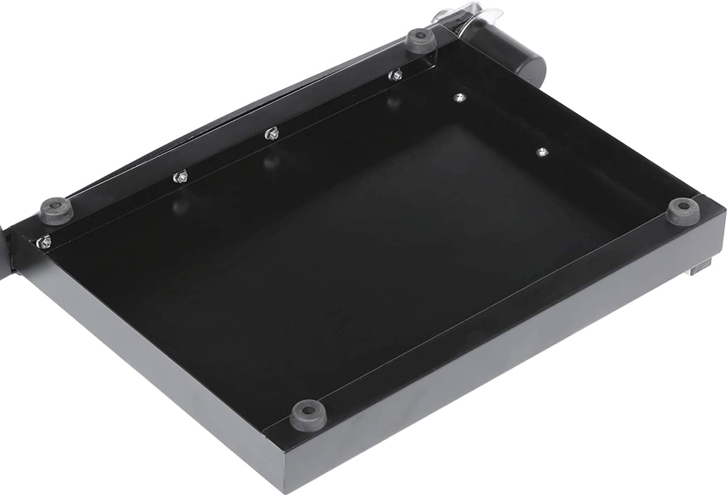 Papierschneider A4-B7,300-485mm Schnittlänge Guillotine Papierschneider für Karton Metallbasis mit Sicherheitsklingenverriegelung und Dual-Führung, 10-12 Blatt Kapazität (Schwarz 300mm)