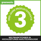 Greenworks GD24RS Akku Säbelsäge mit bürstenlosem Motor, 2700spm, 28 mm Hublänge, OHNE 24V Akku & Ladegerät, 3 Jahre Garantie