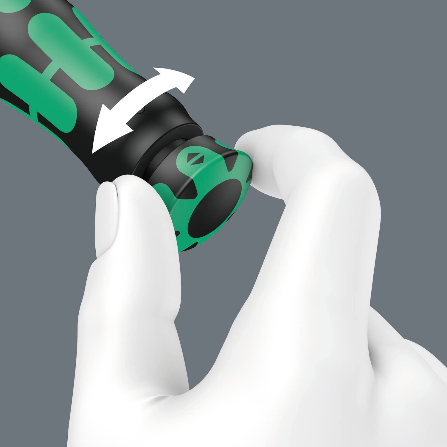 Wera 05075611001 Click-Torque B 2 Drehmomentschlüssel mit Umschaltknarre 3/8", 20-100 Nm