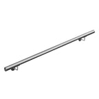 V2Aox Handlauf Treppengeländer aus Edelstahl, Durchmesser: 4,2 cm, Rostfrei & Wetterfest, Inklusive Montagematerial, Halter, Länge: 180 cm