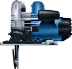 Bosch Professional Kreissäge GKS 85 G (inkl. 1x Kreissägeblatt, Optiline Wood, 235 x 30/25 x 2,8 mm, 24, Innensechskantschlüssel SW 5, Absaugadapter)
