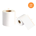Tera Shipping Label Versandetiketten 100 x 150 mm, 250 Labels x 6 Rollen = 1500 Labels für Verschiedene Drucker BPA-Frei Selbstklebend Adressetiketten mit Gratis-Etiketten für Zerbrechliche Waren…