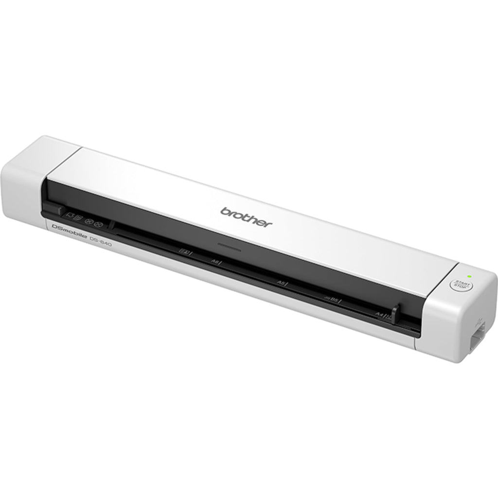 Brother DS-640 Mobilscanner | A4 | USB-Stromversorgung | 15 Seiten pro Minute | Farbe | Schwarz/Weiß | Dsmobile | Auf USB scannen