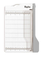 Rayher 29209000 Hebel-Schneidemaschine A5, 28 x 19,5 cm, Schnittlänge ca.21,6 cm, Papierschneidemaschine, Weiß