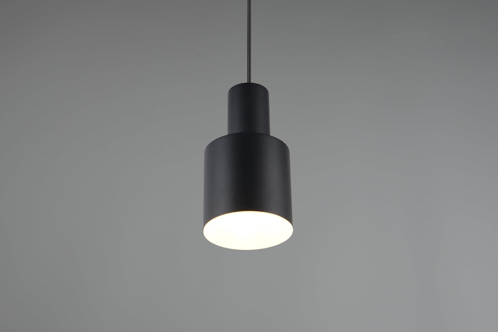 Trio Leuchten Pendelleuchte Agudo 319400132, Metall Schwarz matt, exkl. 1x E27