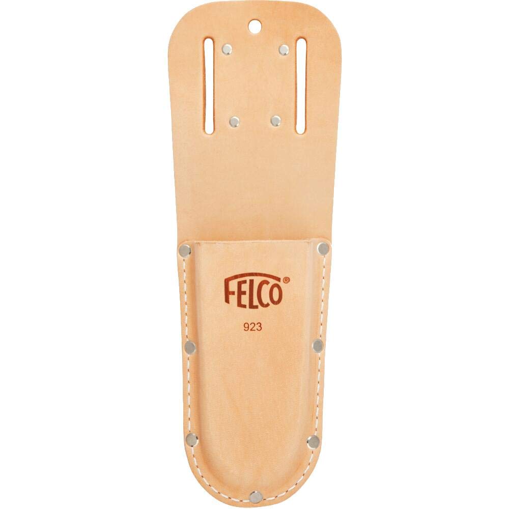 FELCO Etui Nr. 923 (Holster aus Echtleder, für Gartenschere 13, Tasche inkl. Schlaufe + Klammer zur Befestigung am Gürtel) 923