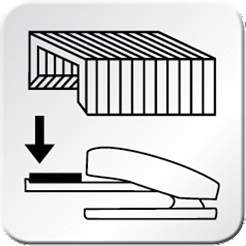 Novus B 38 Heftzange Büro (Vollmetallgerät, bis 40 Blatt) chrom