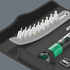 Wera 05075830001 Safe-Torque A 1 Set 1, Drehmomentschlüssel-Satz, 1/4" Vierkant, 2-12 Nm, 10-teilig, Schwarz-grün