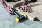 SECURAL-Schonhammer, Kopf und Stiel bruchsicher aus einem Stück Stahl, Schlageinsätze rechteckig | L=30 mm/B=40 mm | 3380.040