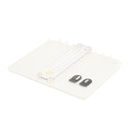 Vaessen Creative Stamp Easy Pro Stempelhilfe Trennbar inkl. Stempelplatten, Magnetplatten Und Magneten, An 3 Seiten Randlos, Zur genauen Positionierung von Stempeln für Clear Stamp Und Gummistempel