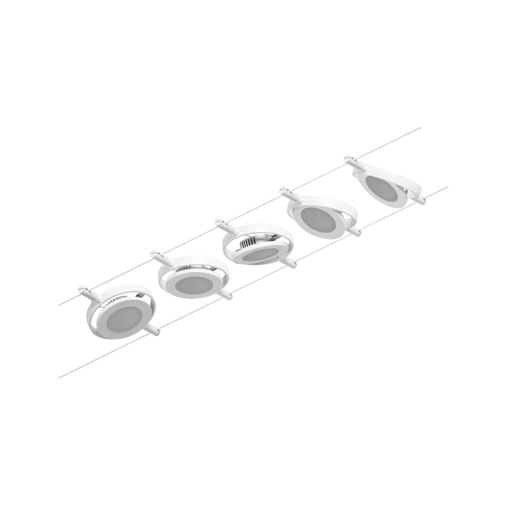 Paulmann Wire Systems Set RoundMac 5x4,5W Weiß mat