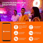 LEDVANCE Smart LED Badezimmerlampe white, 1200LM, 3000-6500K, 300mm x 70mm, IP44, Orbis Bath Wandleuchte, Badezimmerleuchte mit Wifi Technologie, dimmbar, steuerbar über App und Sprachassistenten